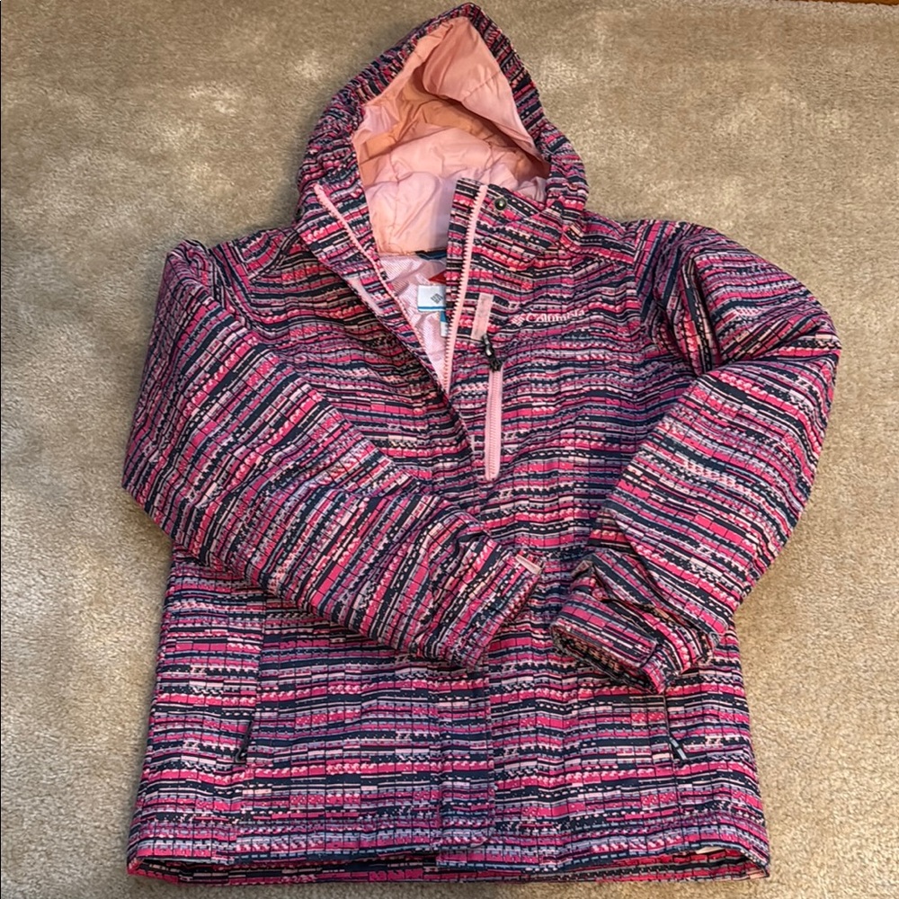 Stylish Pink Striped Kids Jacket
